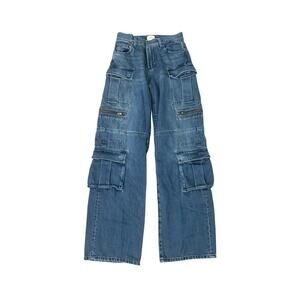 alice + olivia - Cay wide-leg cargo jeans - size 25